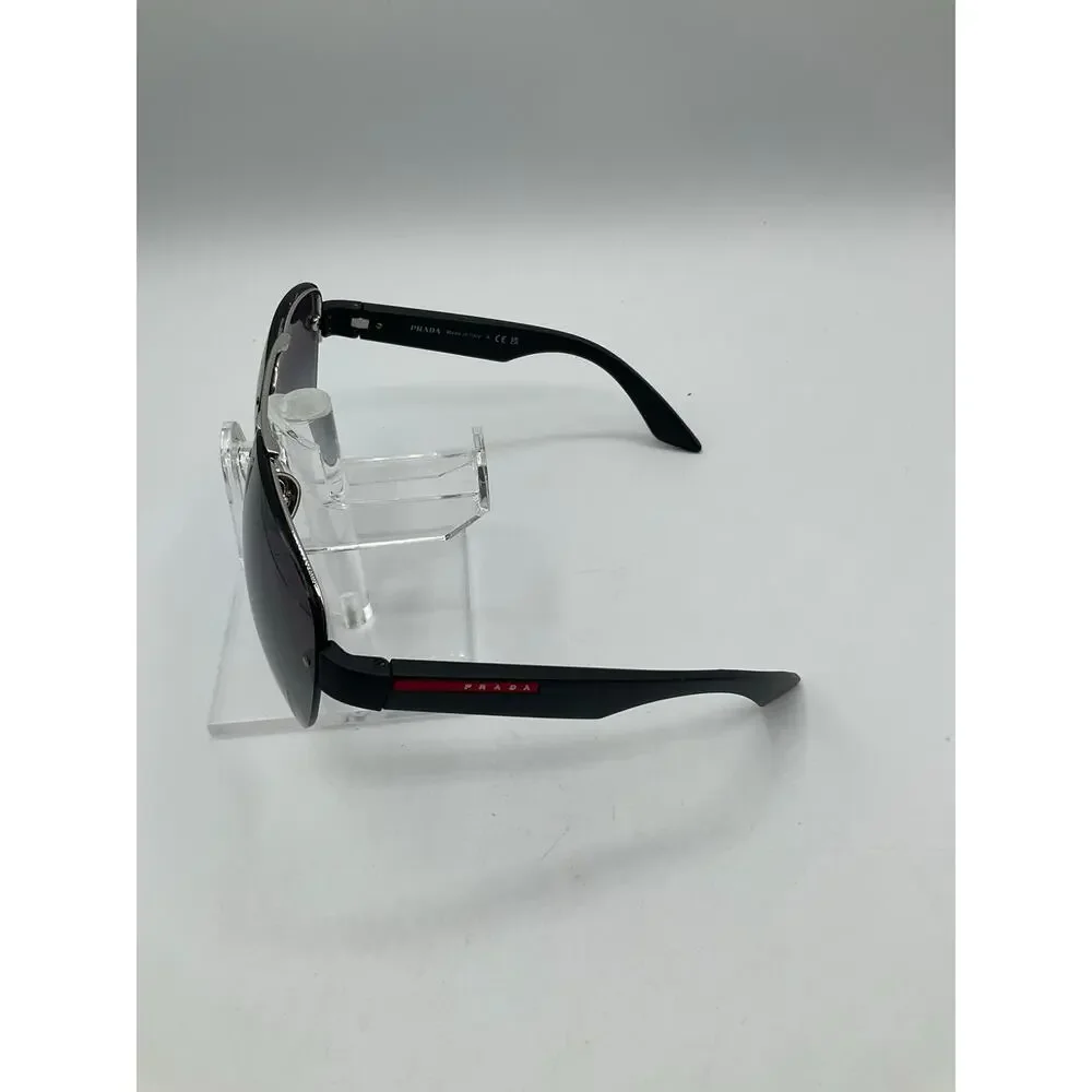 PRADA Sunglasses, SPS 55Y Matte Black/Silver
